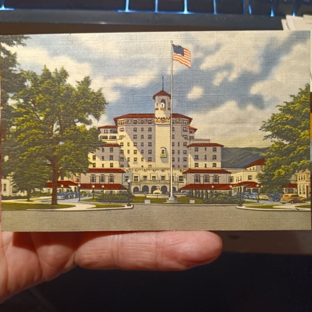 Pikes Peak Region  Colorado, Vista Broadmoor Hotel, Vintage Postcard